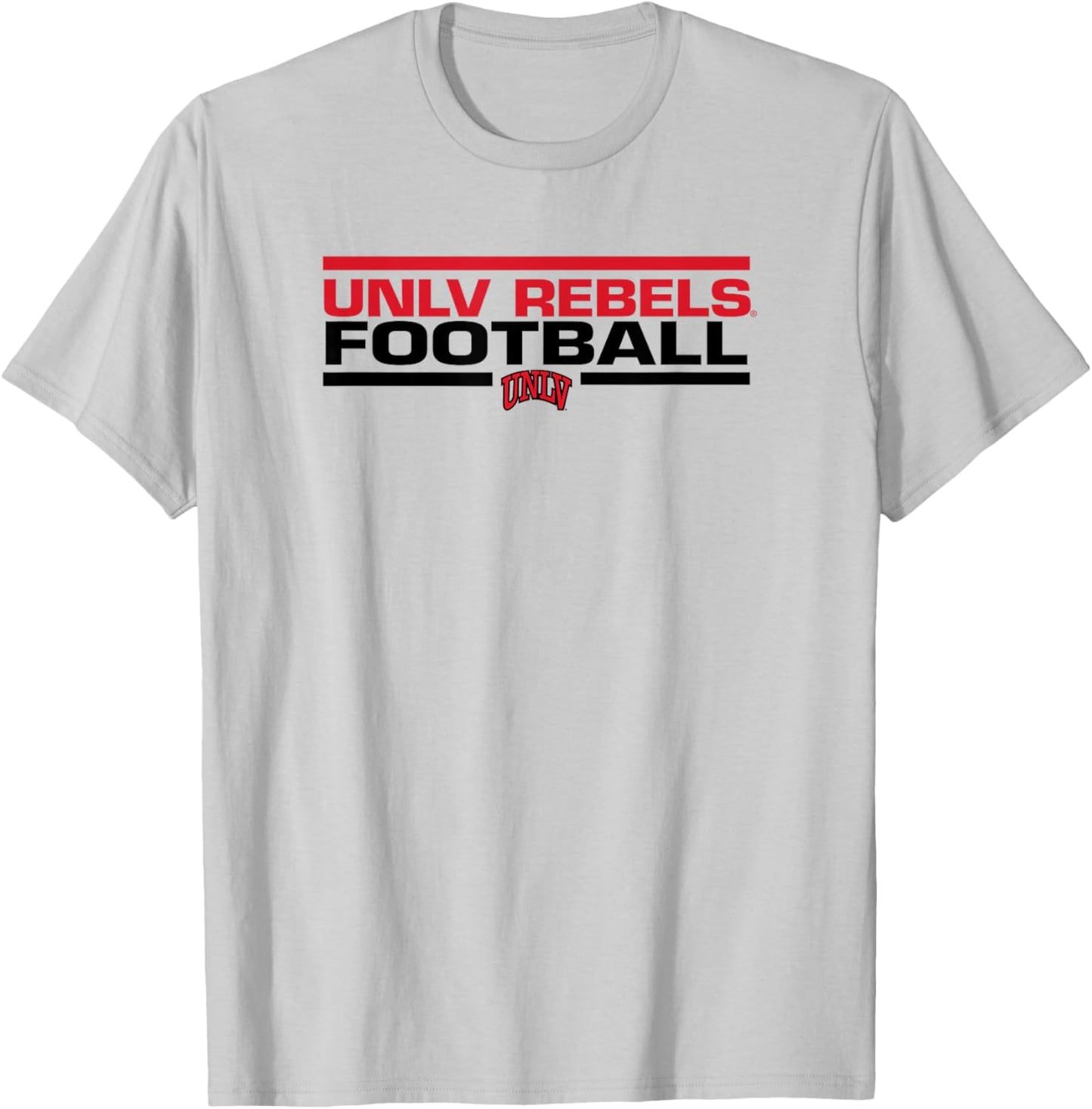 UNLV Rebels Football Tackle Gray Officially Licensed T-Shirt - T-Shirt | Ash