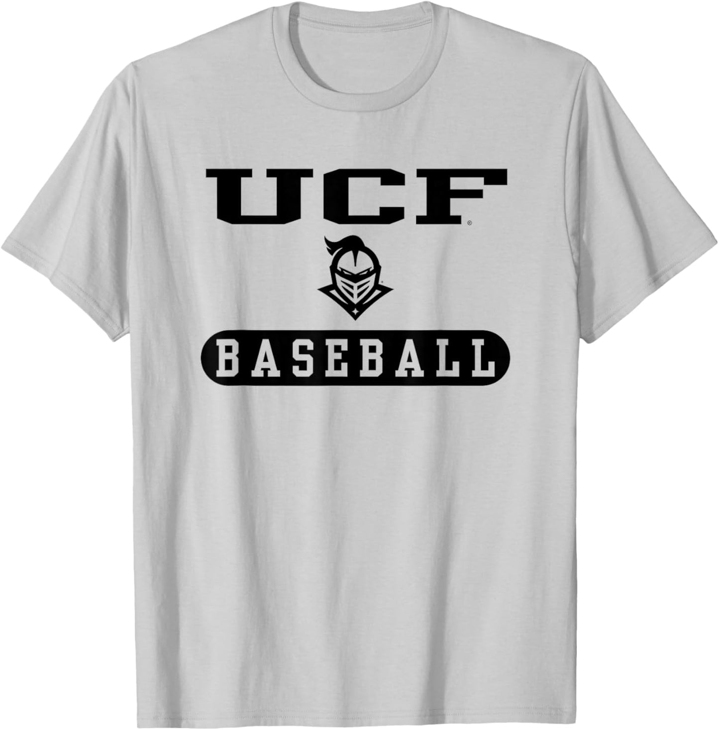 Central Florida Golden Knights Baseball Logo T-Shirt - T-Shirt | Ash