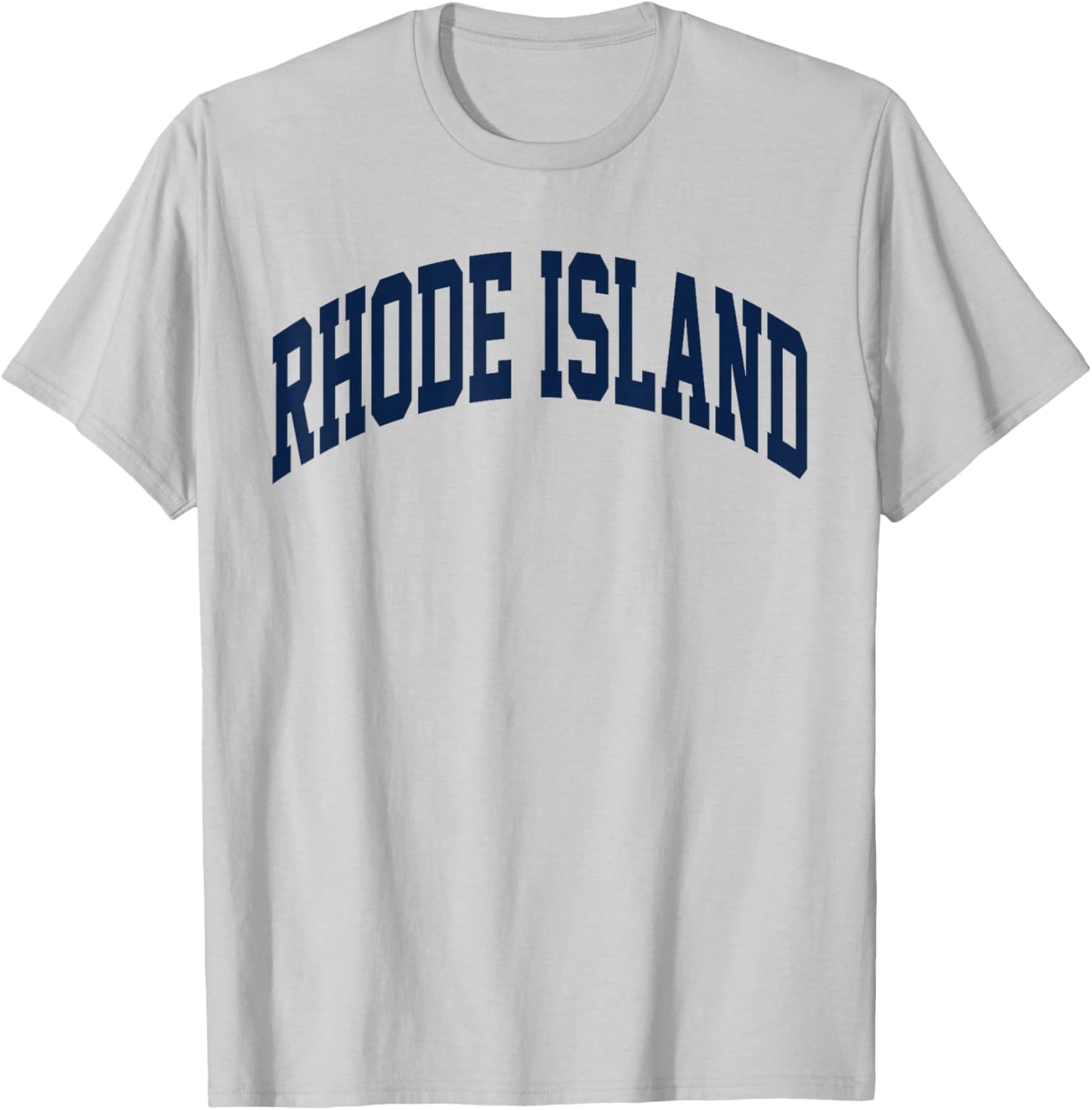 Retro Rhode Island Souvenir Classic Rhode Island Blue RI T-Shirt - T-Shirt | Ash