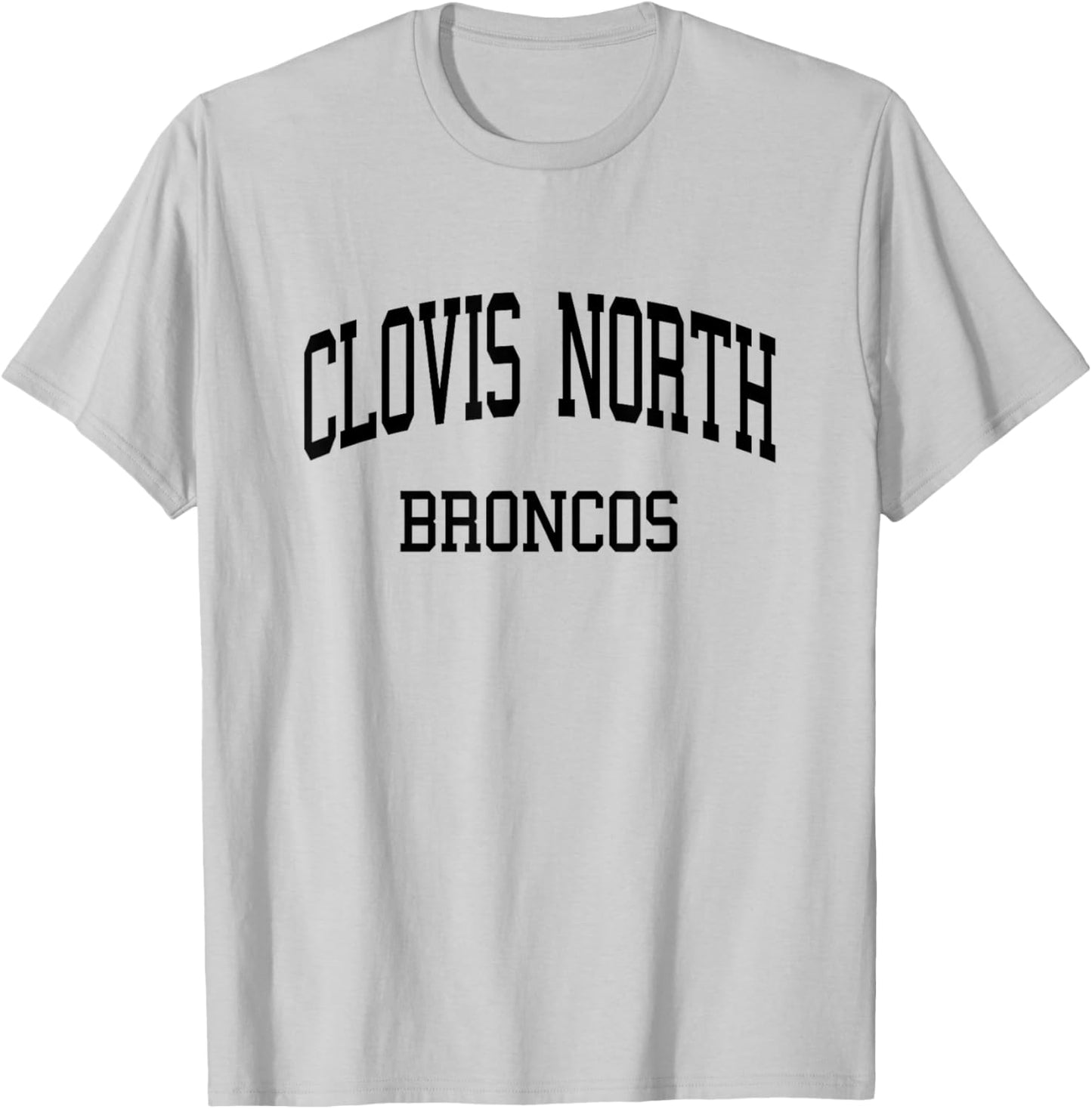 Clovis North High School HS Fresno CA Retro T-Shirt - T-Shirt | Ash