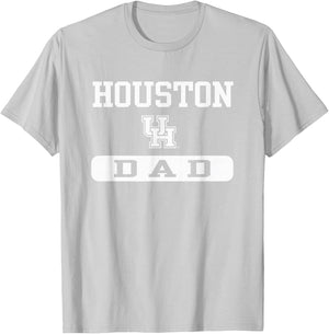 Houston Cougars Dad Red Officially Licensed T-Shirt - T-Shirt | Ash