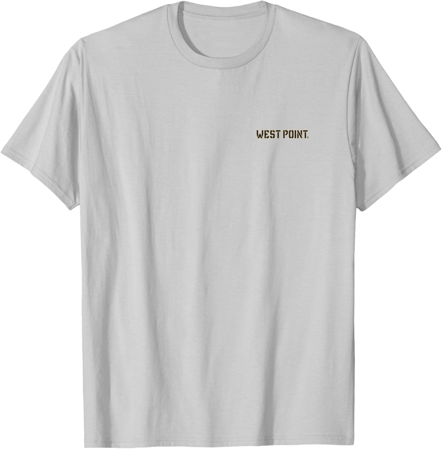 Army Black Knights West Point Front/Back Officially Licensed T-Shirt - T-Shirt | Ash