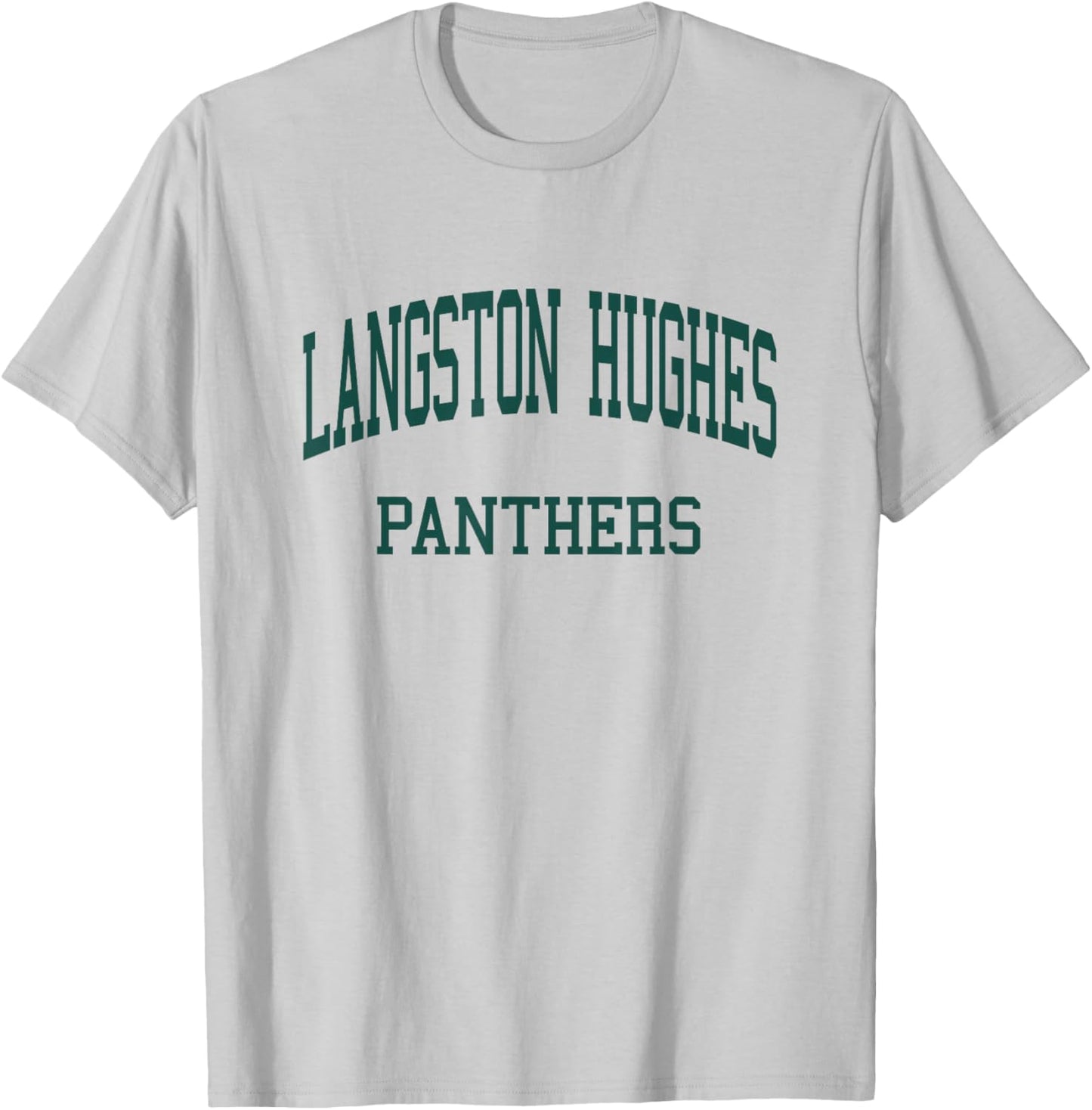 Langston Hughes High School HS Fairburn GA Retro T-Shirt - T-Shirt | Ash