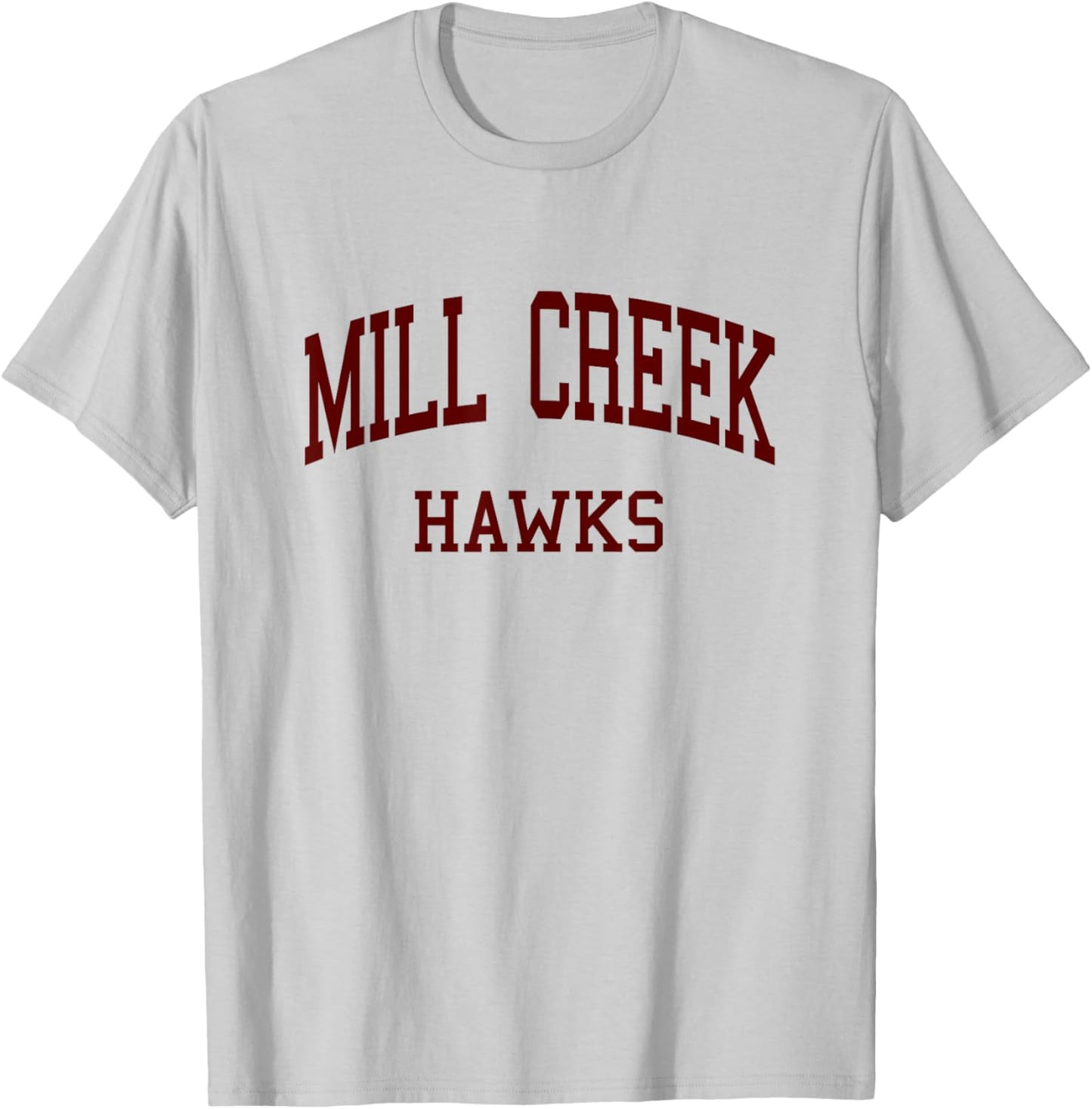 Mill Creek High School HS Hoschton GA Retro T-Shirt - T-Shirt | Ash