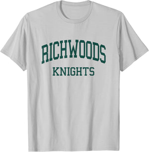 Richwoods High School HS Peoria IL Retro T-Shirt - T-Shirt | Ash