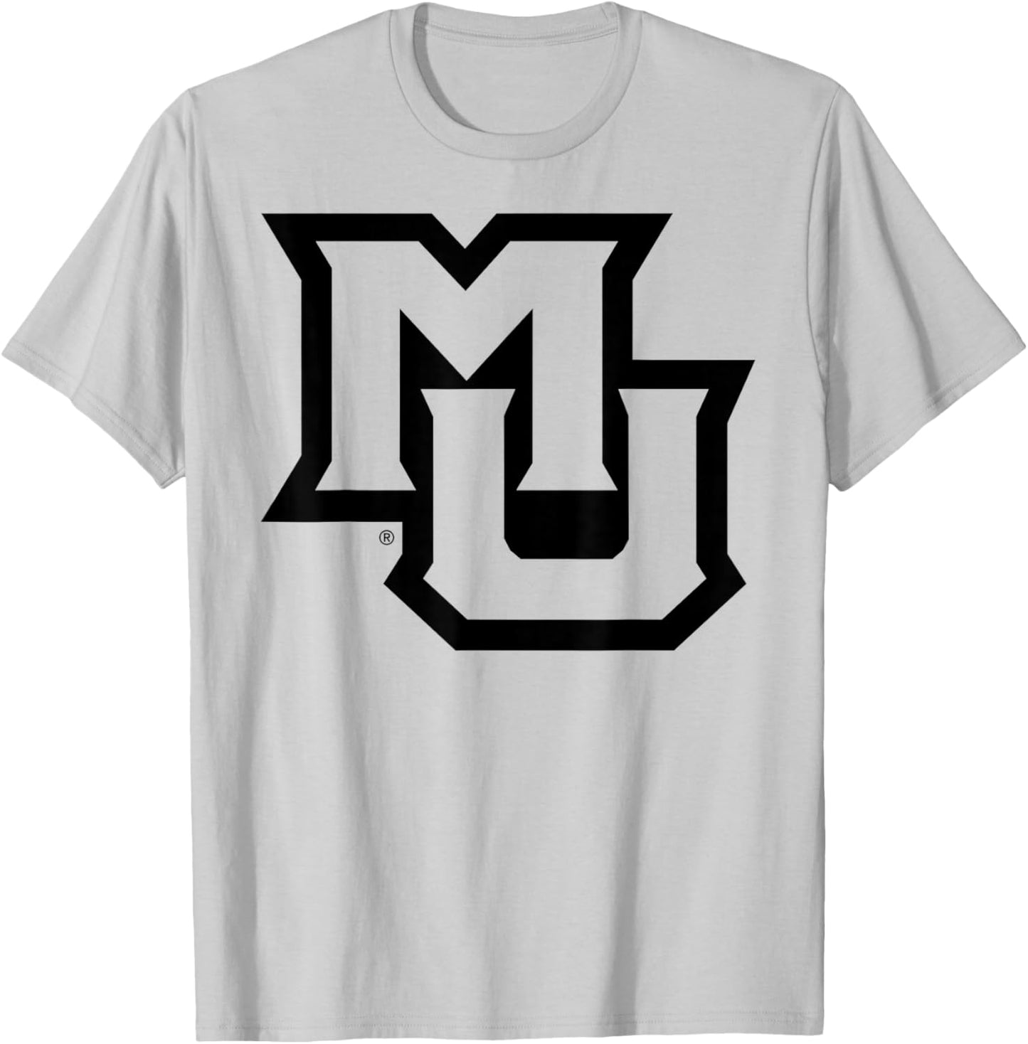Marquette Golden Eagles Two Tone White Officially Licensed T-Shirt - T-Shirt | Ash