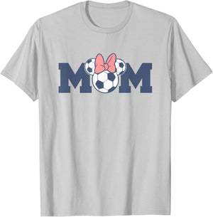 Disney Minnie Mouse Mother's Day Soccer Mom Logo T-Shirt - T-Shirt | Ash