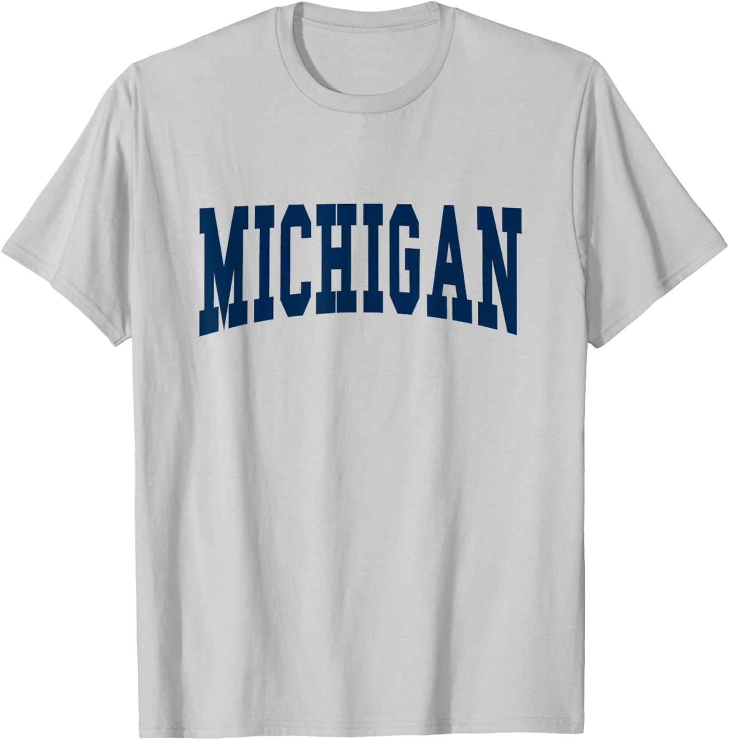 MICHIGAN - Throwback Design - Classic T-Shirt - T-Shirt | Ash