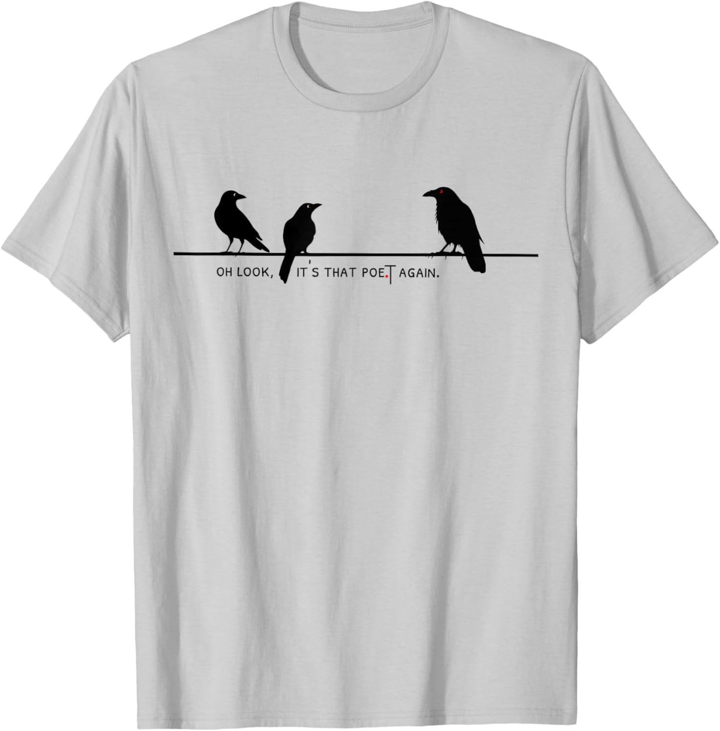 The Fallen Crow T-Shirt - T-Shirt | Ash