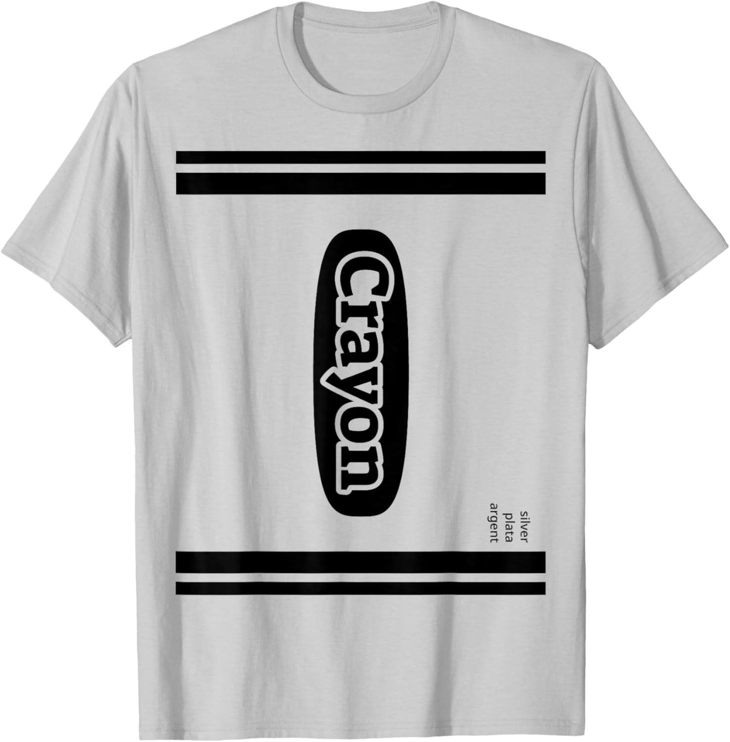Crayon Silver Group Costume T-Shirt - T-Shirt | Ash