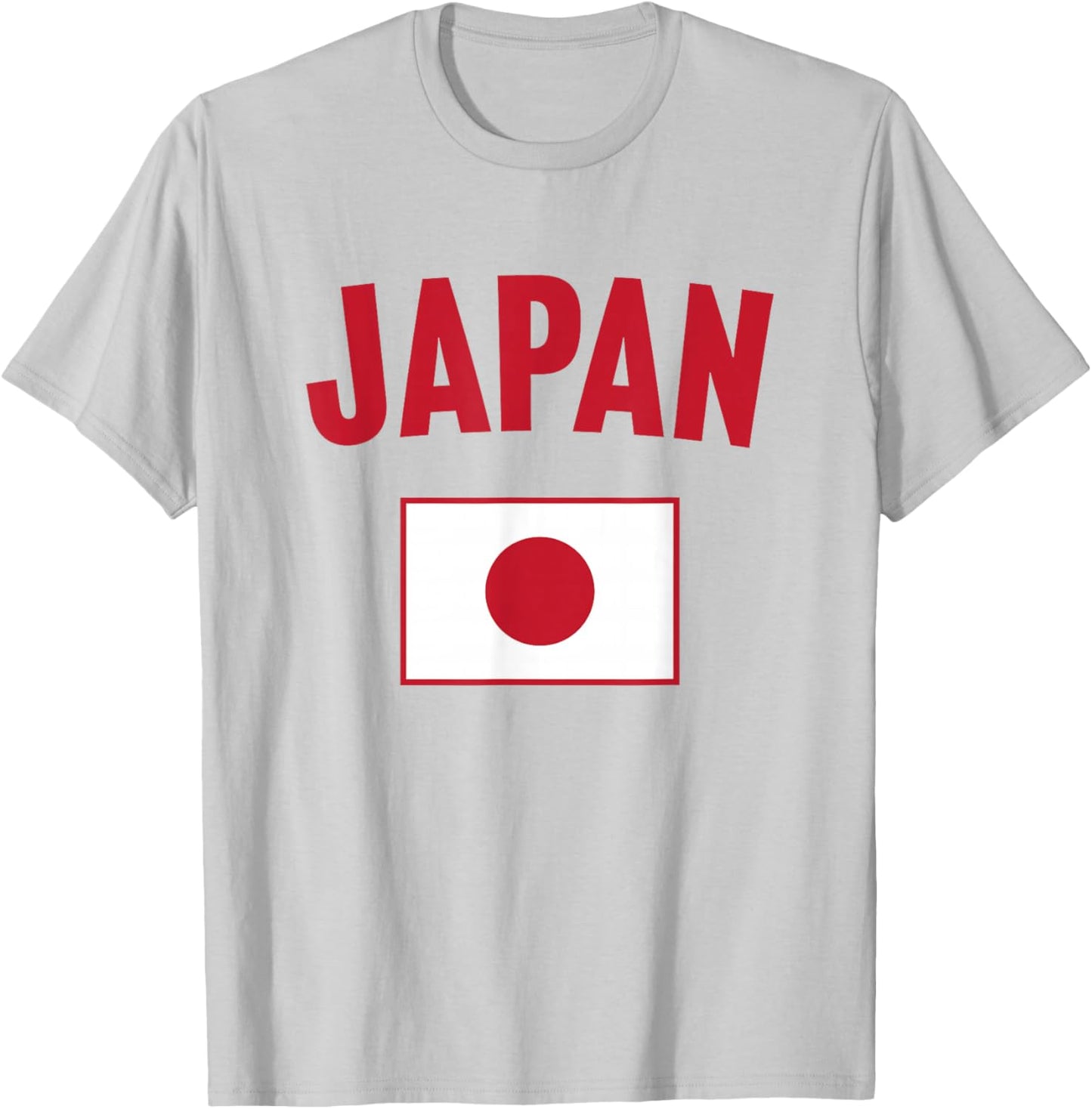 Japan Flag T-Shirt - T-Shirt | Ash