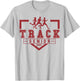 Track Senior Night Track Senior 2025 Graduation 36 T-Shirt - T-Shirt | Ash
