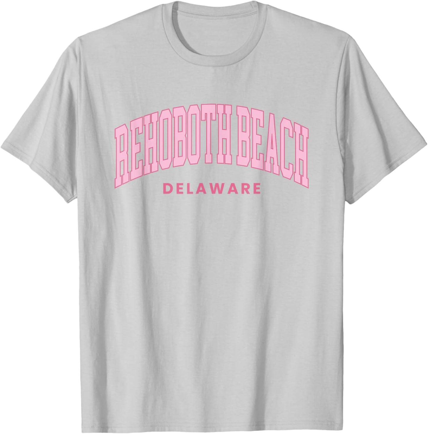 Rehoboth Beach Delaware Retro Preppy Throwback Girls T-Shirt - T-Shirt | Ash