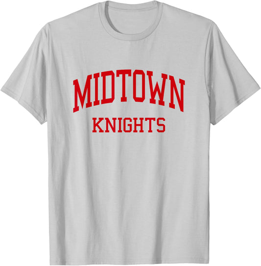 Midtown High School HS Atlanta GA Retro T-Shirt - T-Shirt | Ash