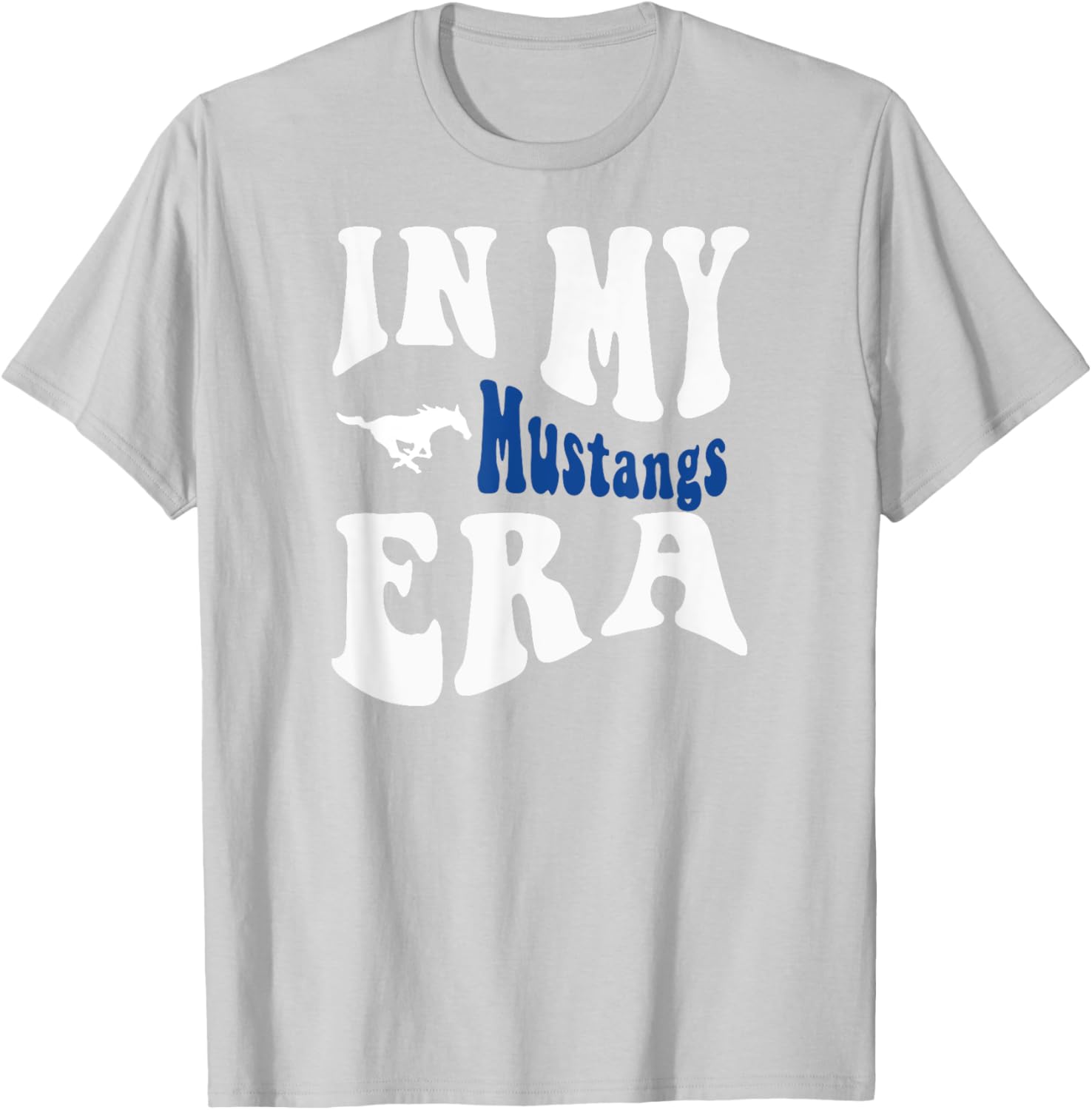 SMU Mustangs Era Red Officially Licensed T-Shirt - T-Shirt | Ash