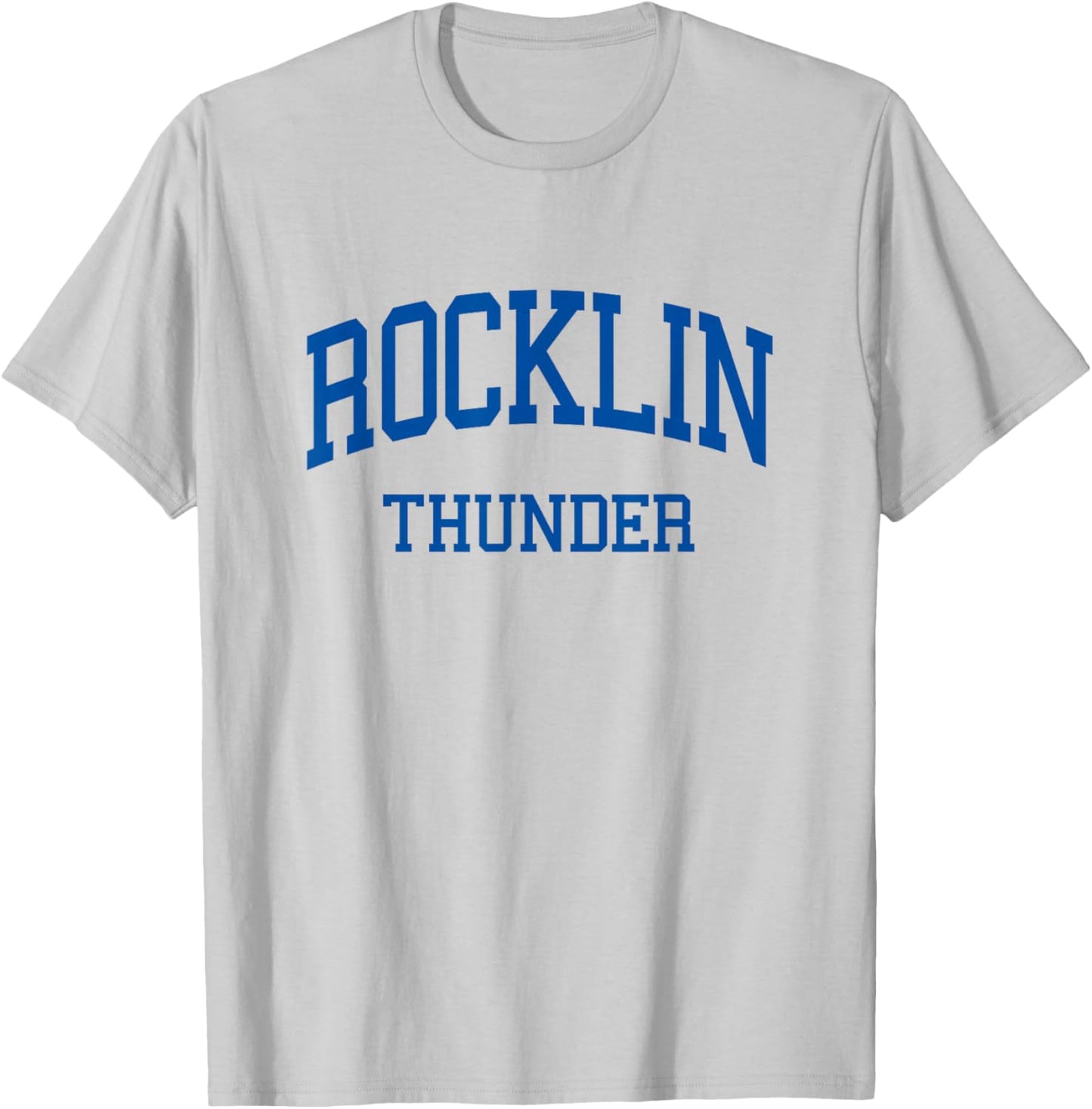 Rocklin High School HS Rocklin CA Retro T-Shirt - T-Shirt | Ash