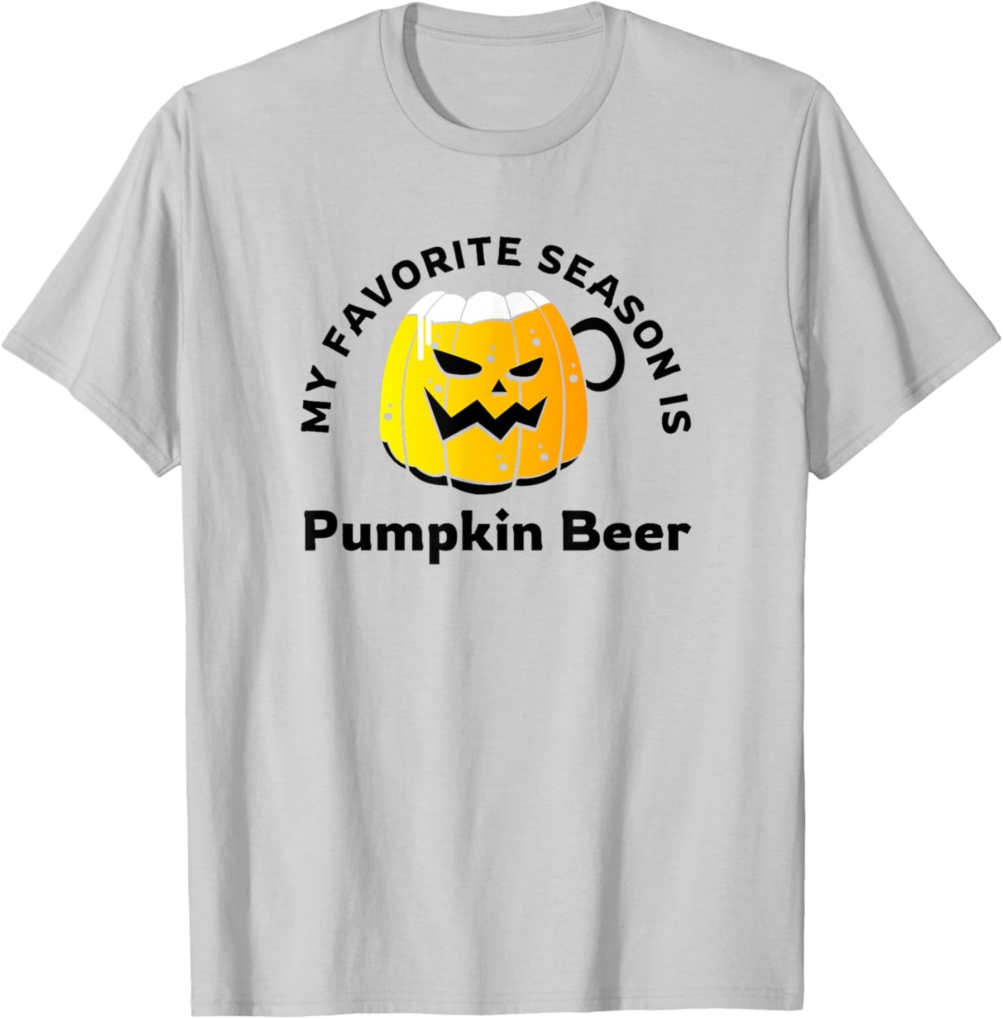 Pumpkin Beer in the Fall Autumn Season T-Shirt - T-Shirt | Ash