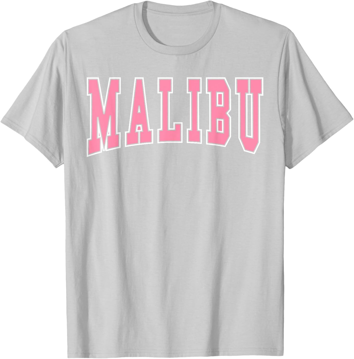 Preppy Varsity Pink Malibu California Teen Girls T-Shirt - T-Shirt | Ash