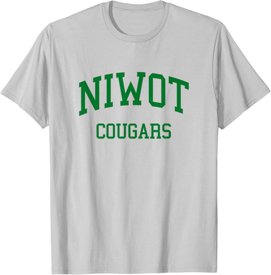 Niwot High School HS Niwot CO Retro T-Shirt - T-Shirt | Ash