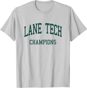 Lane Tech High School HS Chicago IL Retro T-Shirt - T-Shirt | Ash