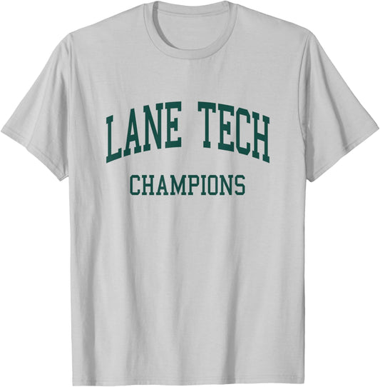 Lane Tech High School HS Chicago IL Retro T-Shirt - T-Shirt | Ash