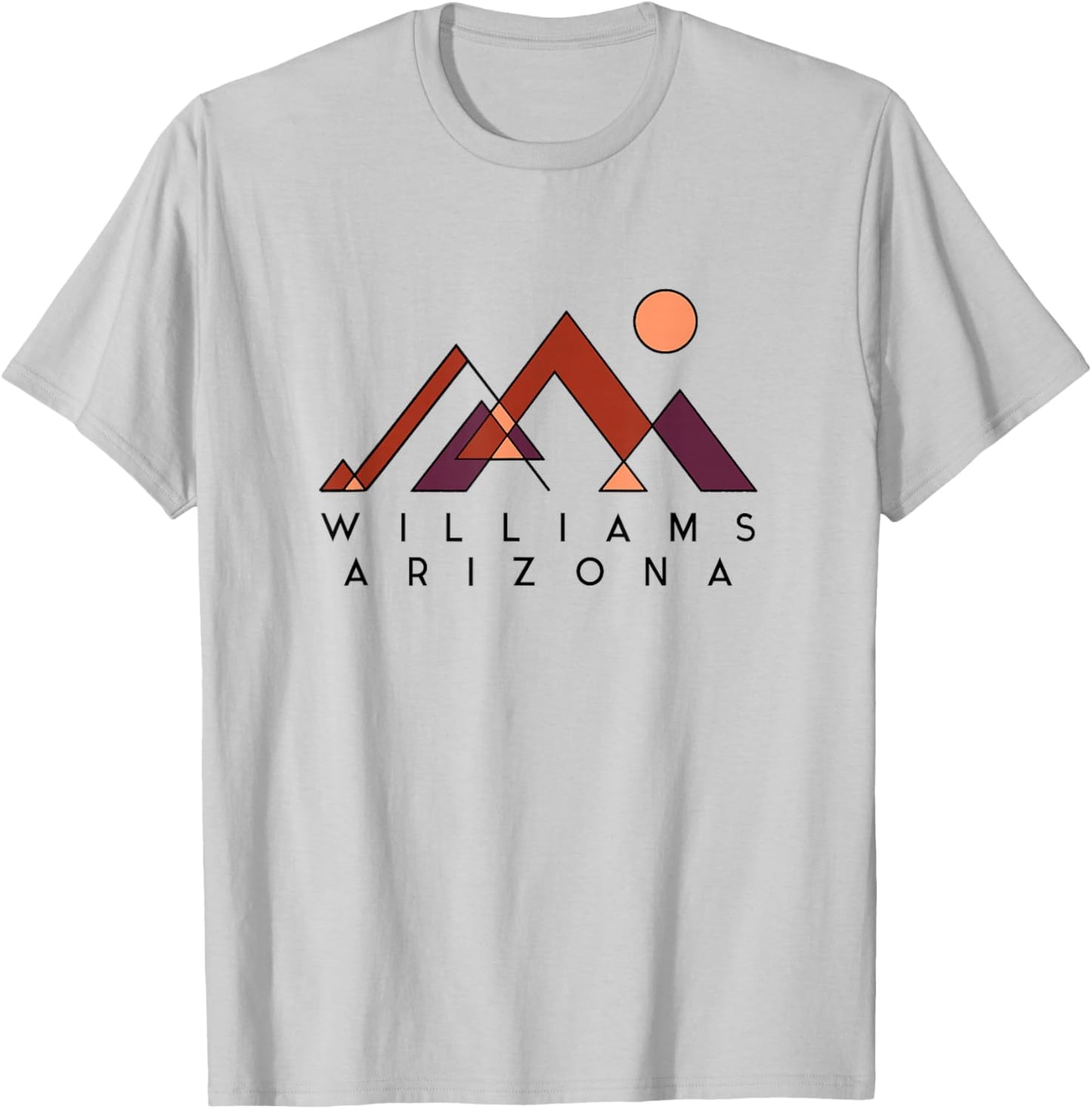 Williams Arizona | Williams Arizona Abstract | Williams AZ T-Shirt - T-Shirt | Ash