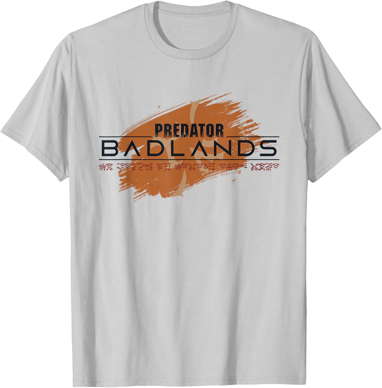 Predator: Badlands Yautja Symbol Graphic T-Shirt - T-Shirt | Ash