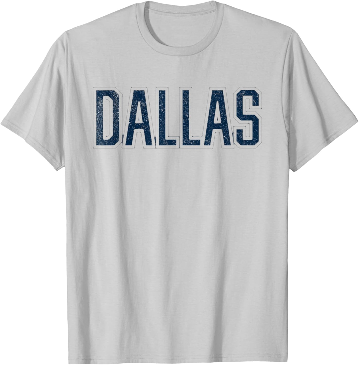 Dallas Vintage Retro T-Shirt - T-Shirt | Ash