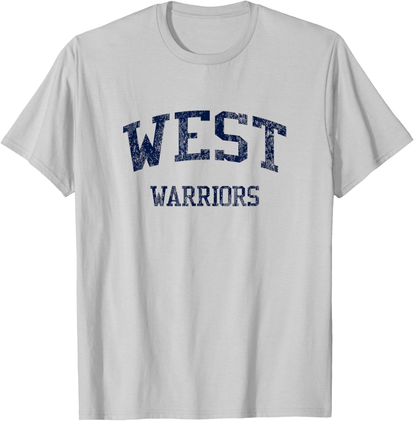 West High School HS Wausau WI Vintage Sports T-Shirt - T-Shirt | Ash