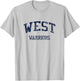 West High School HS Wausau WI Vintage Sports T-Shirt - T-Shirt | Ash