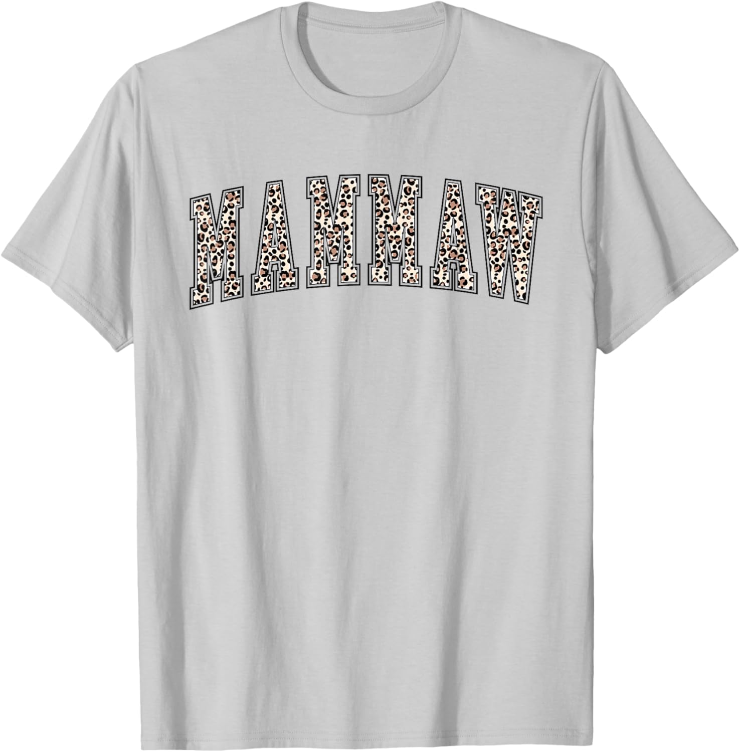 Mammaw Shirt Leopard Print - Cute T-Shirt - T-Shirt | Ash