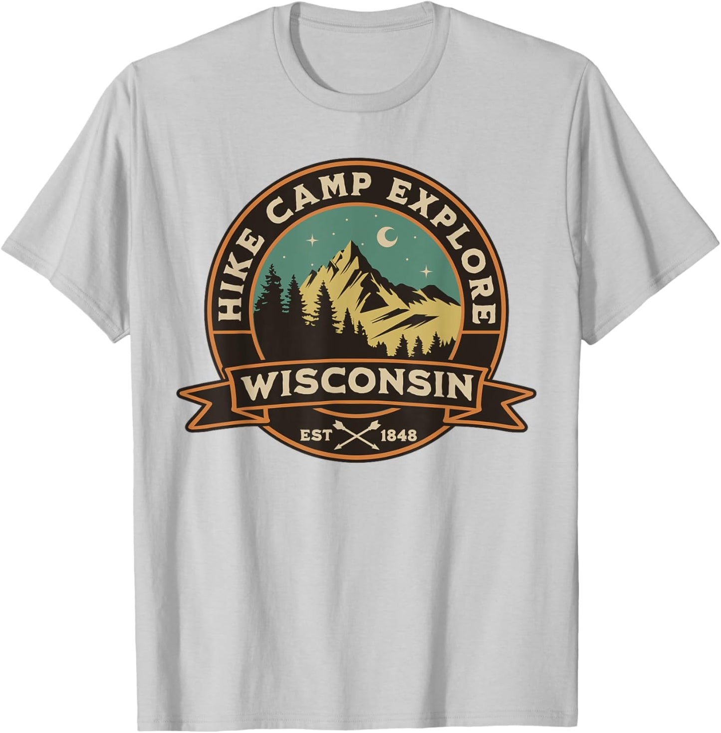 Wisconsin T-Shirt - T-Shirt | Ash