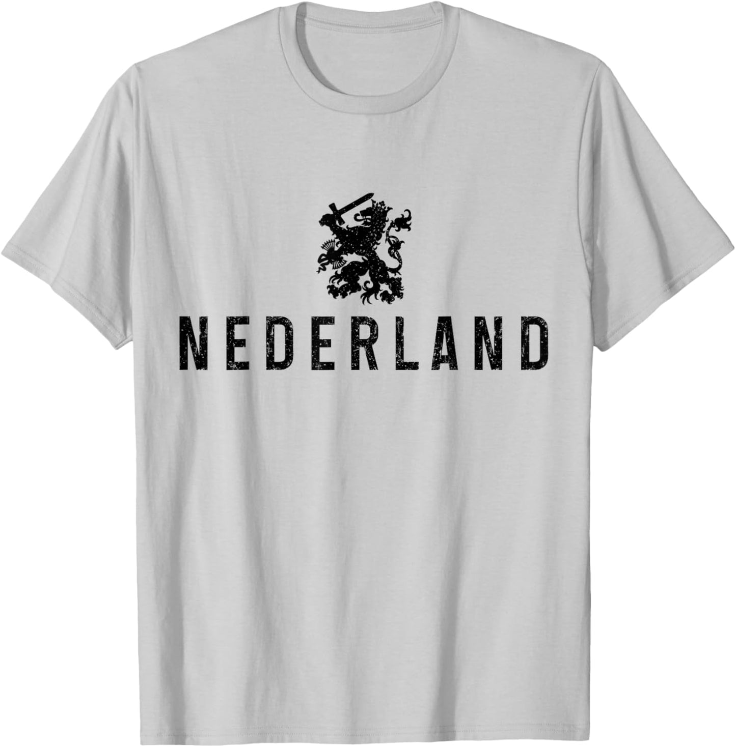 Nederland Netherlands Lion Dutch Holland Vintage T-Shirt - T-Shirt | Ash