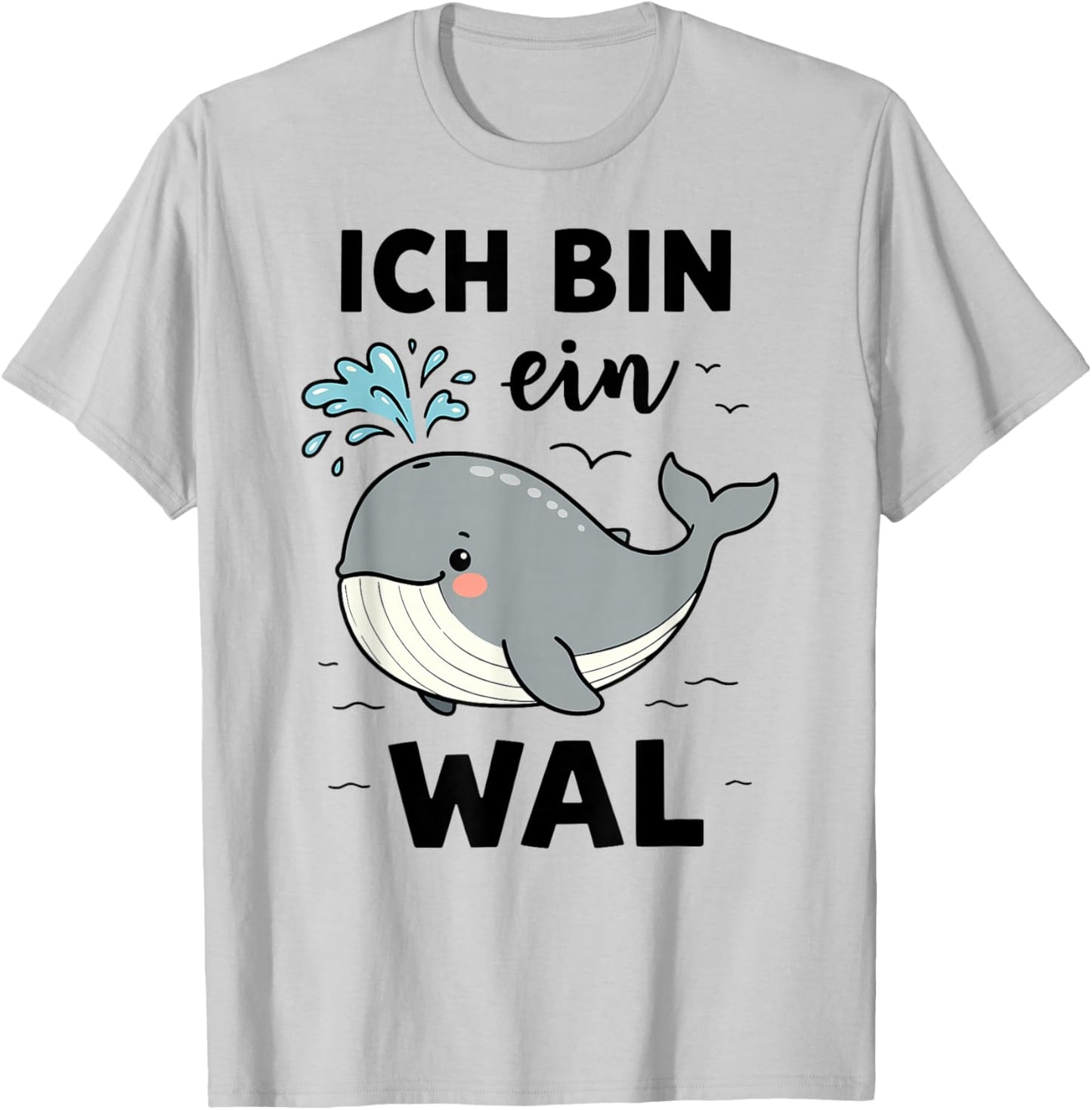 Whale Costume Underwater Sea Animal Costume Fancy Dress Costume T-Shirt - T-Shirt | Ash