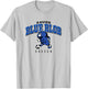 Xavier University Musketeers Blue Blob Soccer Arched T-Shirt - T-Shirt | Ash