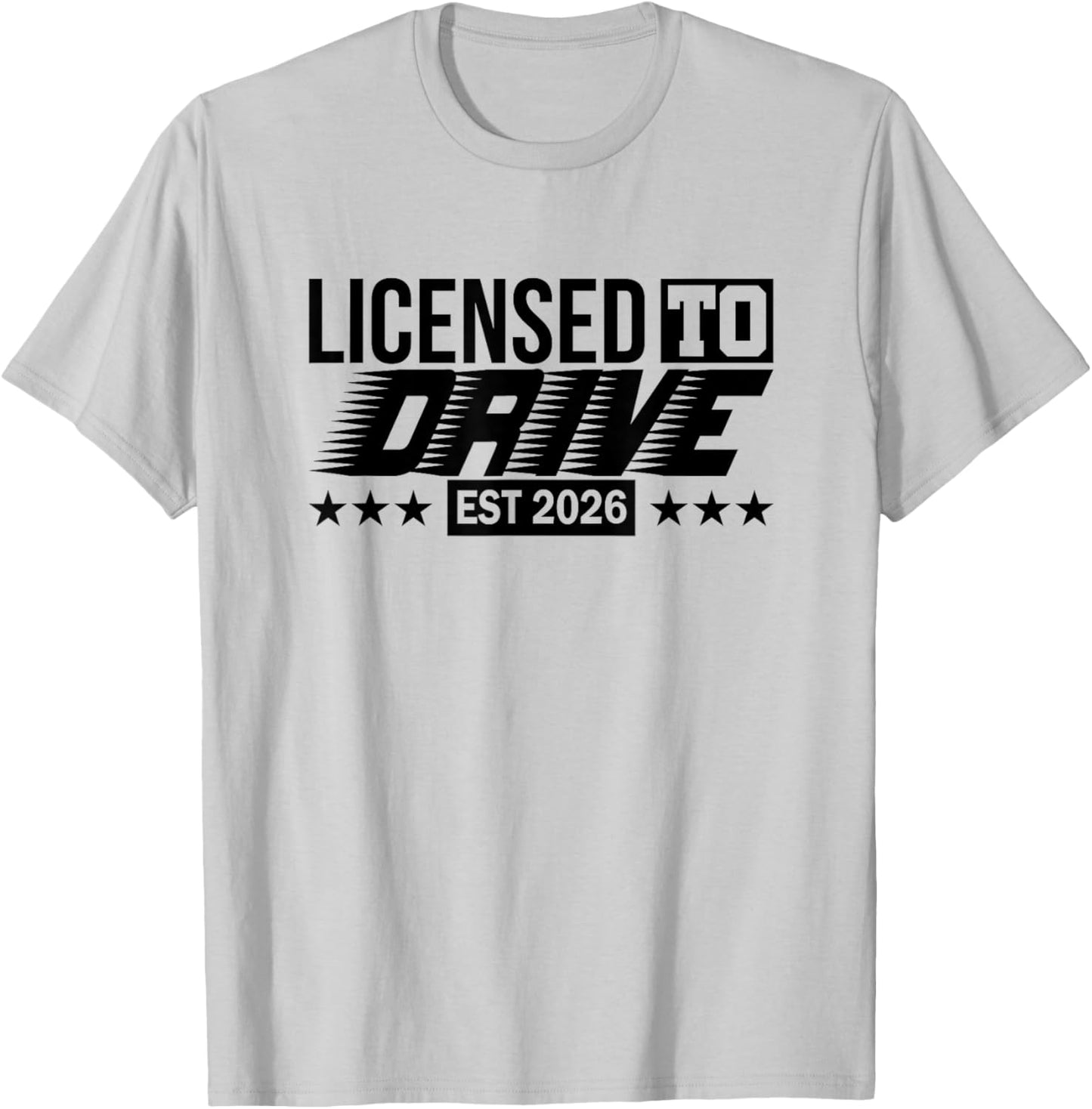 Driver's License | Passed Examination Driver License 2026 T-Shirt - T-Shirt | Ash