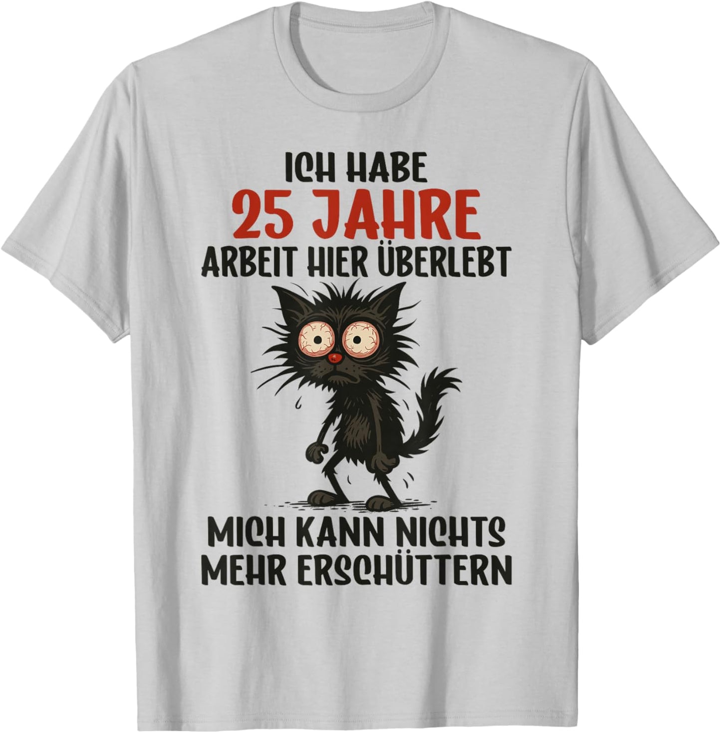 25 Jähriges Firmenjubiläum Dienstjubiläum 25 Jubiläum Arbeit T-Shirt - T-Shirt | Ash