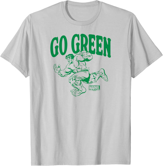 Hulk - Go Green T-Shirt - T-Shirt | Ash