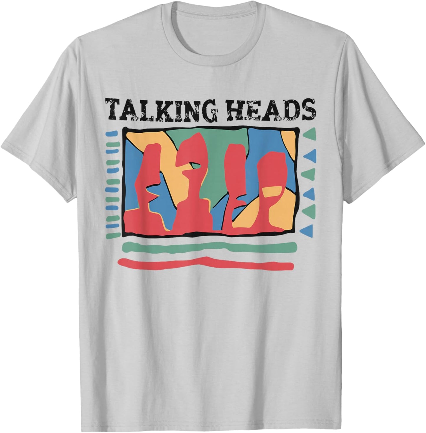 Talking Heads Yellow Retro Graphic T-Shirt - T-Shirt | Ash