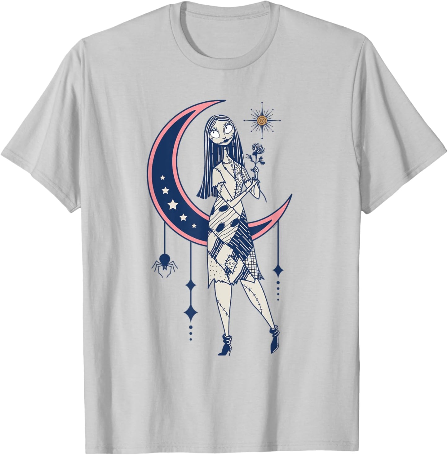 Disney The Nightmare Before Christmas Sally and Moon Mystic T-Shirt - T-Shirt | Ash