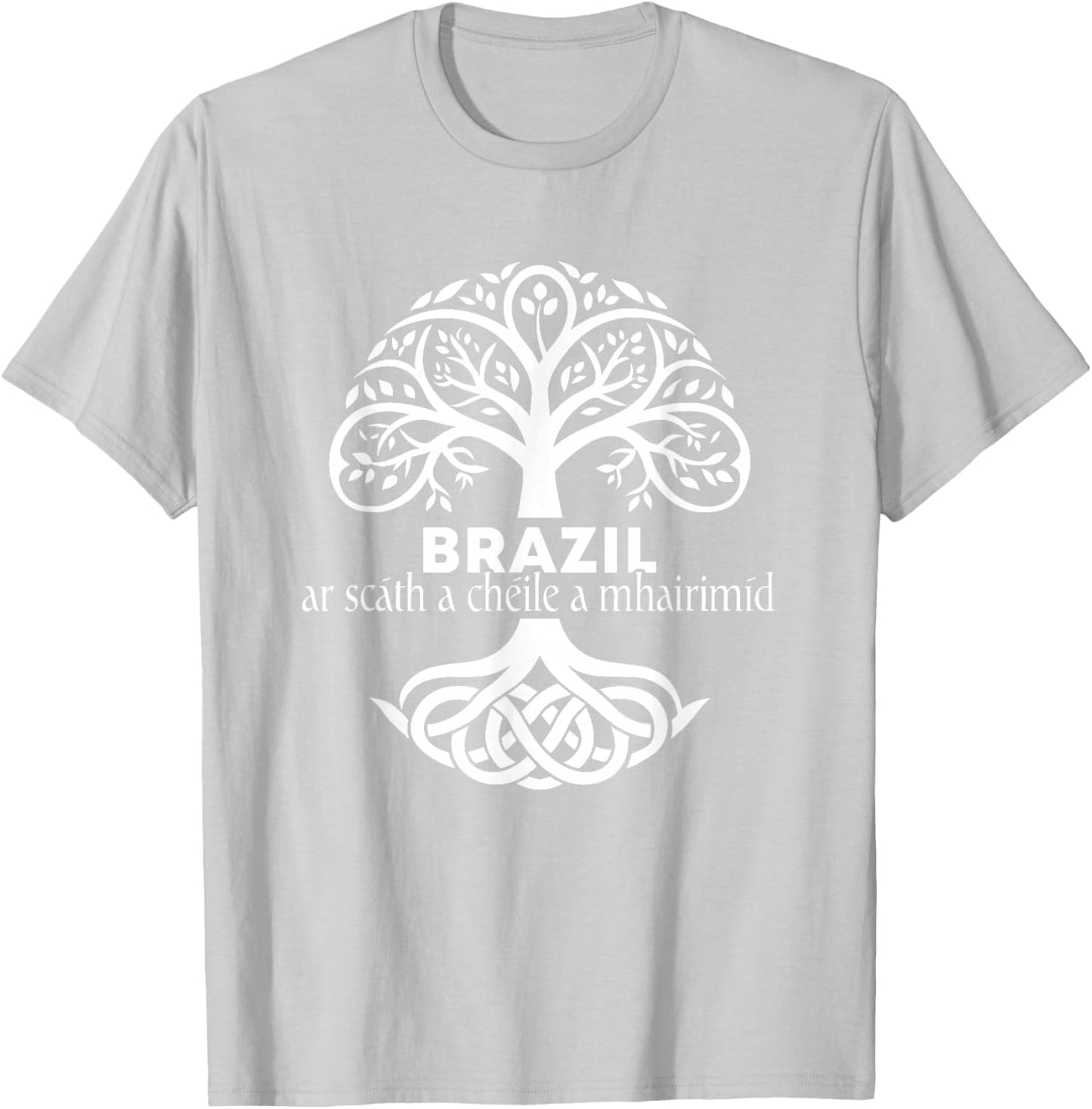 Brazil Irish Family Name Celtic Irish Roots T-Shirt - T-Shirt | Ash