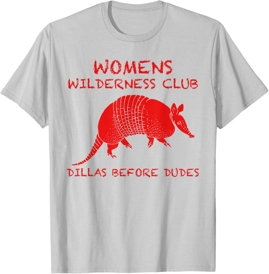 Women's Wilderness Club Retro Ringer Funny Graphic T-Shirt - T-Shirt | Ash