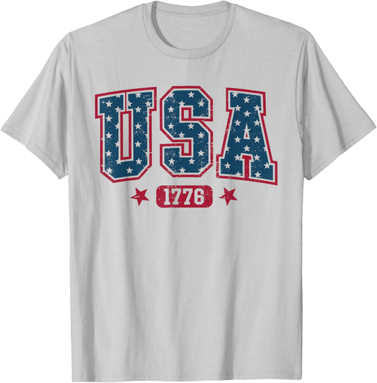 250 Anniversary USA Patriotic 250 Years American 4th of July T-Shirt - T-Shirt | Ash
