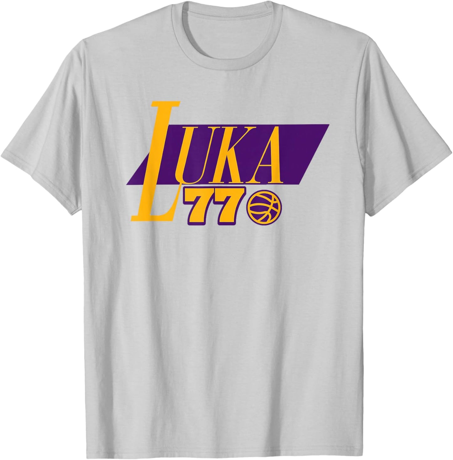 Fun Sports Stuff Luka Basketball Fans T-Shirt - T-Shirt | Ash