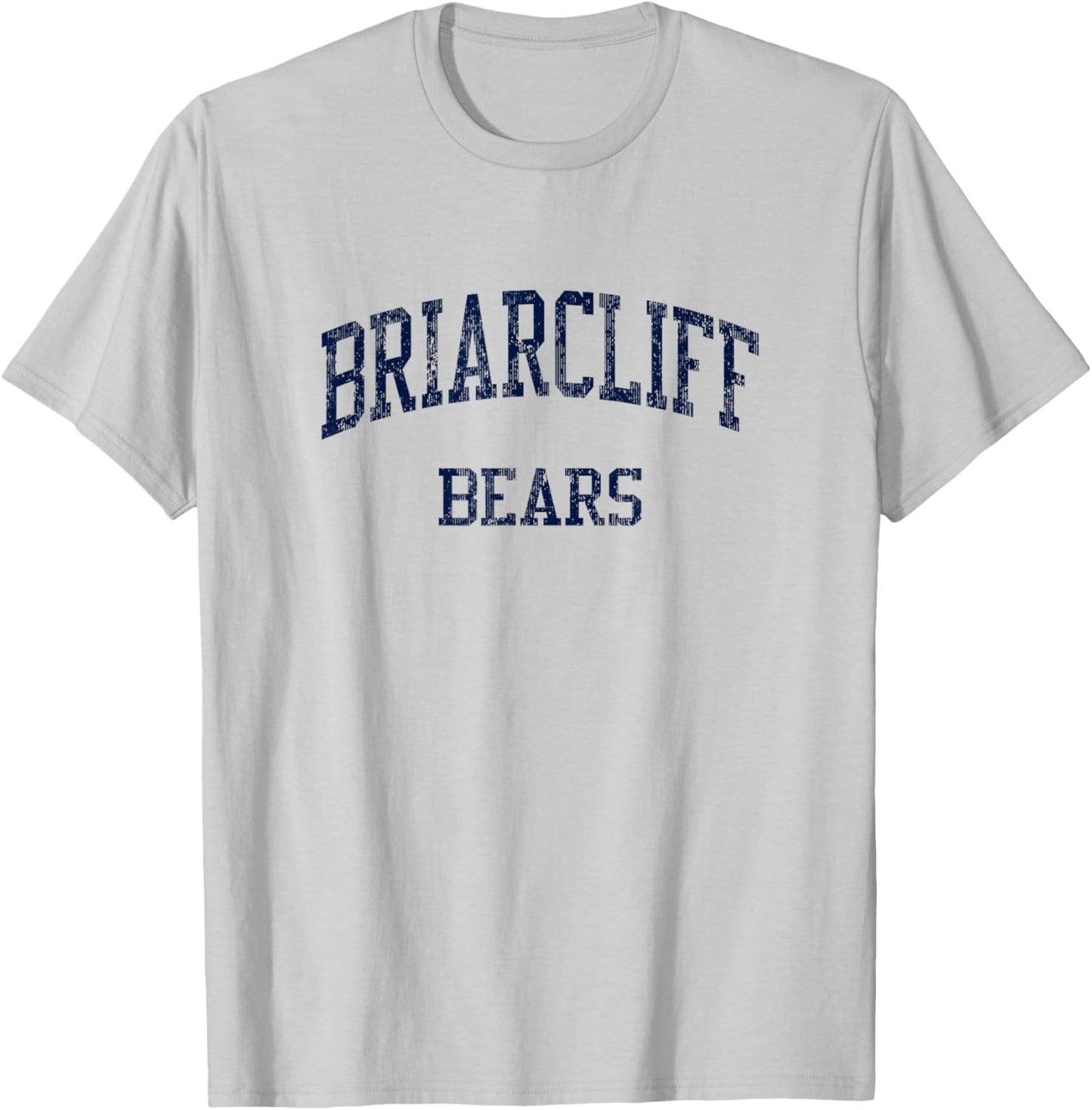 Briarcliff High School HS Briarcliff Manor NY Vintage Sports T-Shirt - T-Shirt | Ash