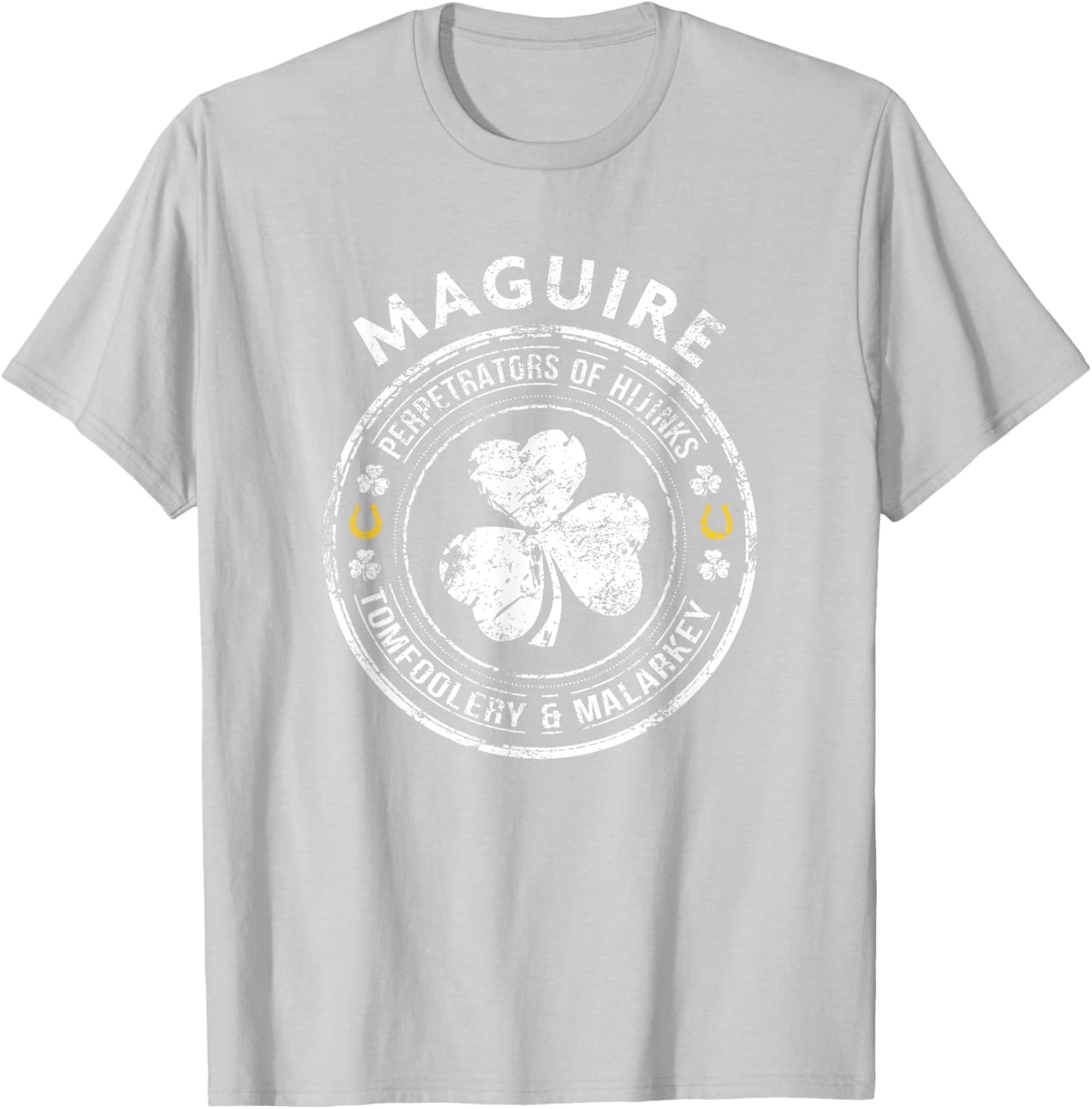 Maguire Irish Family Name T-Shirt - T-Shirt | Ash