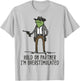 Hold On Partner I'm Overstimulated Cowboy Frog Vintage T-Shirt - T-Shirt | Ash