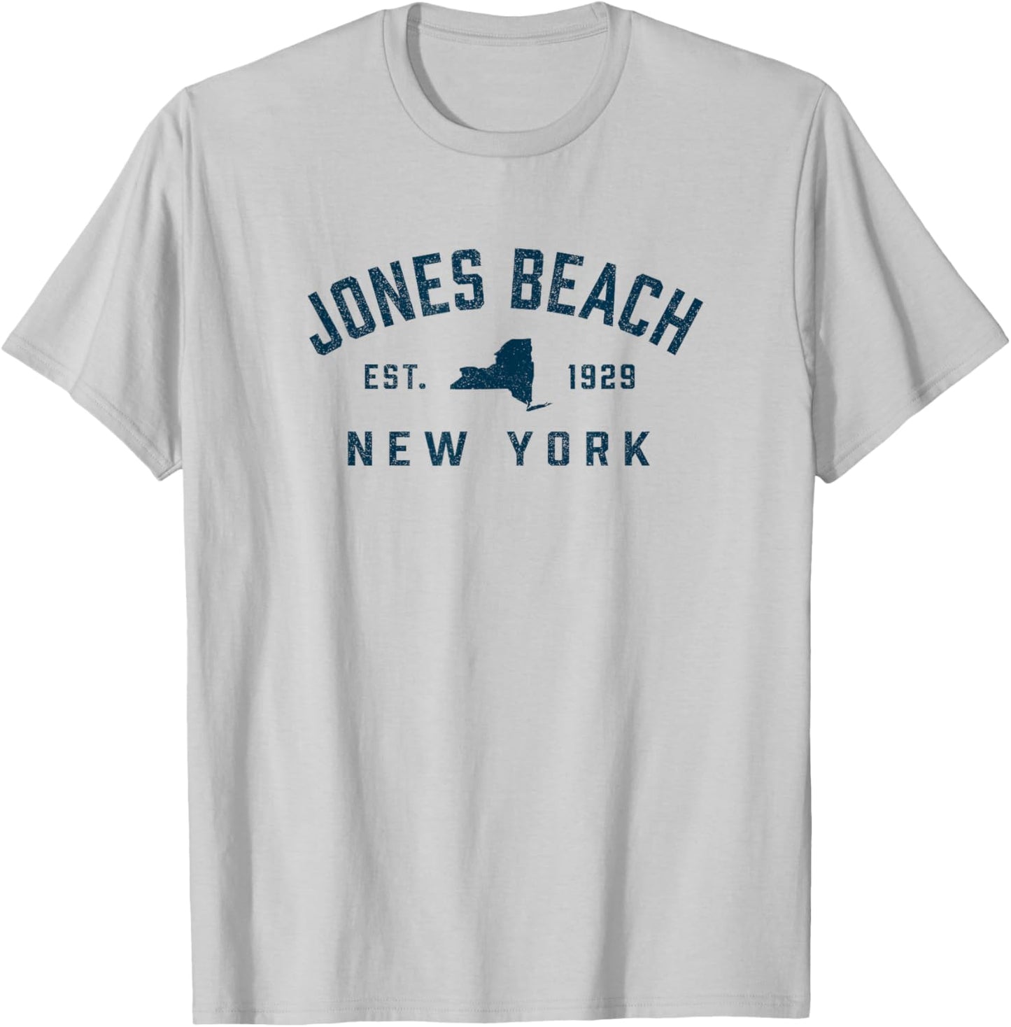 Jones Beach New York Preppy Vintage Souvenir Kid T-Shirt - T-Shirt | Ash
