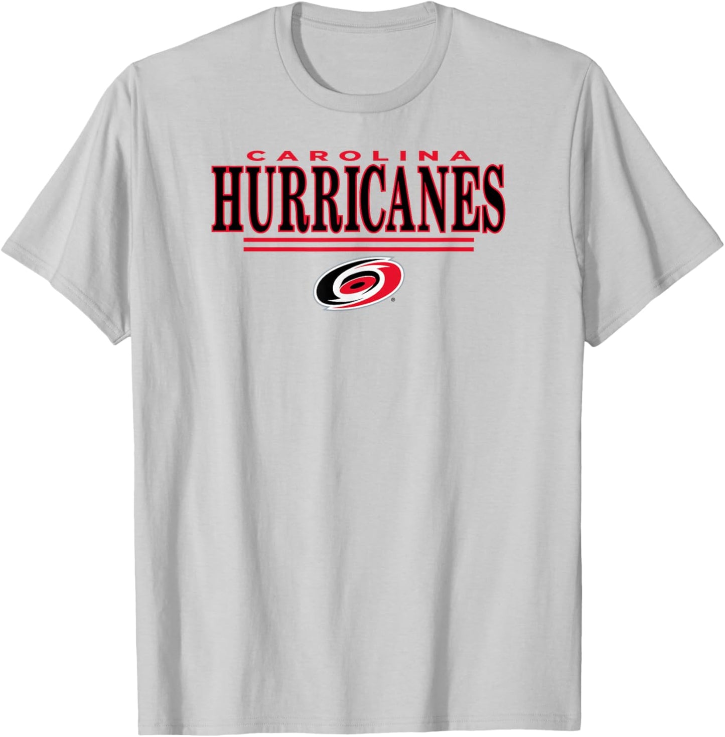 Carolina Hurricanes Regalia Gray NHL Officially Licensed T-Shirt - T-Shirt | Ash