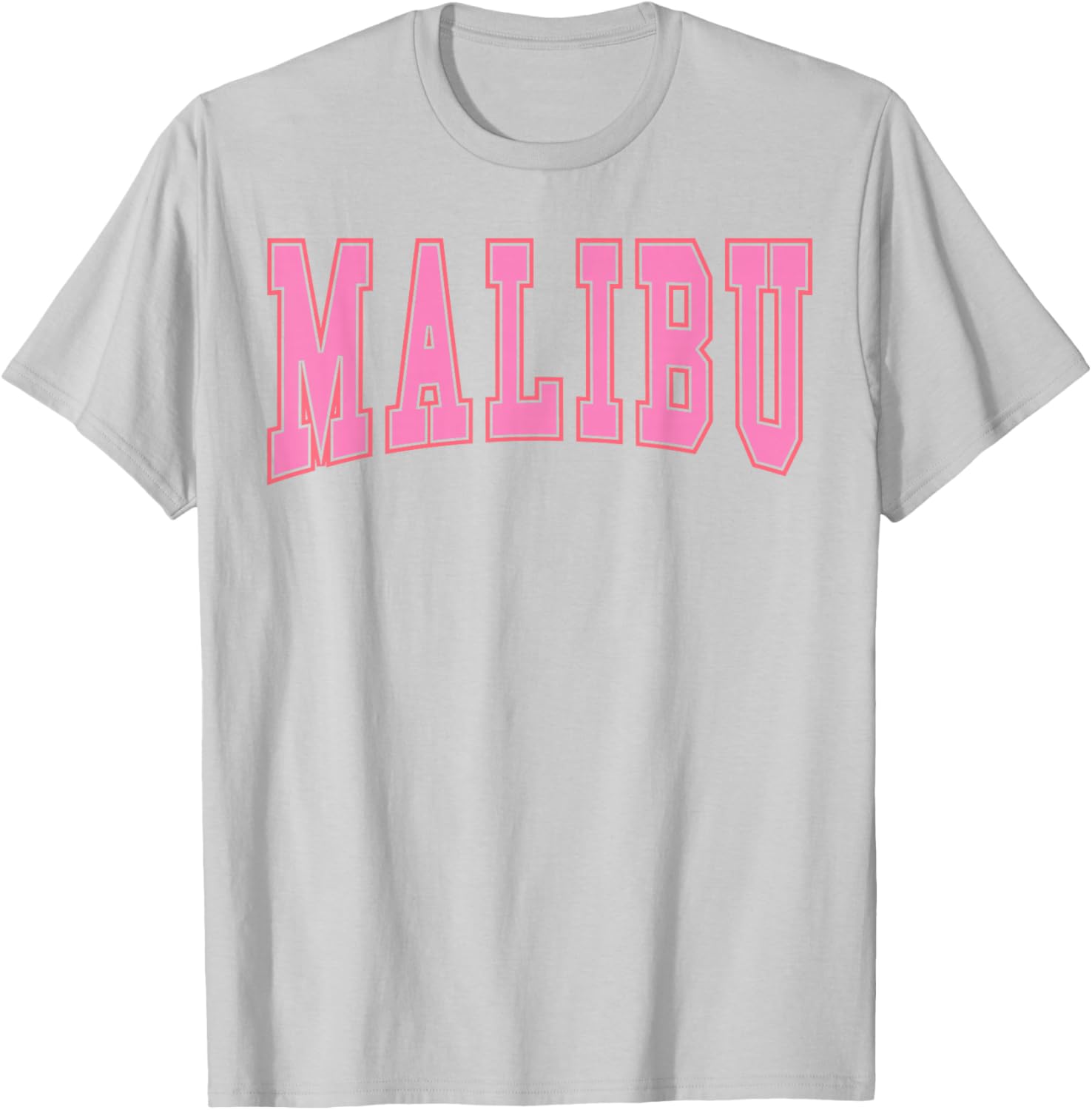 Preppy Varsity Pink Malibu California Teen Girls T-Shirt - T-Shirt | Ash